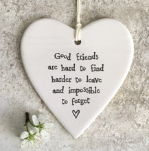 Load image into Gallery viewer, East of India Porcelain Round Hearts
