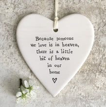 Load image into Gallery viewer, East of India Porcelain Round Hearts
