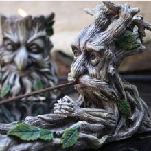 Load image into Gallery viewer, Green Man Incense Stick Holder
