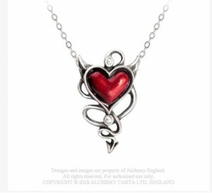 Alchemy England Devil Heart Necklace
