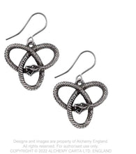 Load image into Gallery viewer, Alchemy Earrings Eves Triquetra
