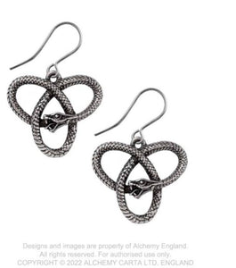 Alchemy Earrings Eves Triquetra