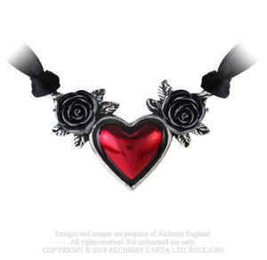 Alchemy Bloodheart Rose Choker