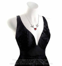 Load image into Gallery viewer, Alchemy Swallow Heart Necklace
