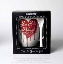 Load image into Gallery viewer, Alchemy Mug and Spoon You Stir My Blood
