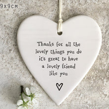 Load image into Gallery viewer, East of India Porcelain Round Hearts

