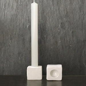 Candle with holder