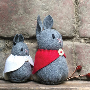 Rabbit with red cape