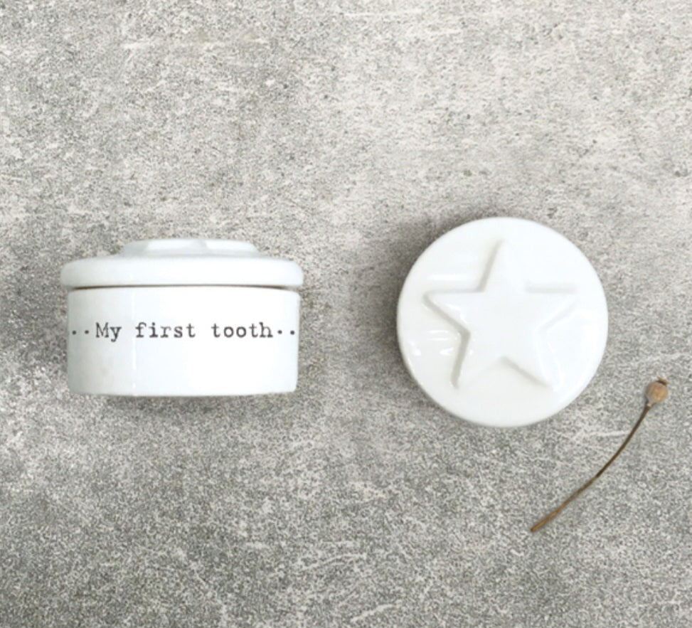 Porcelain Tooth Box