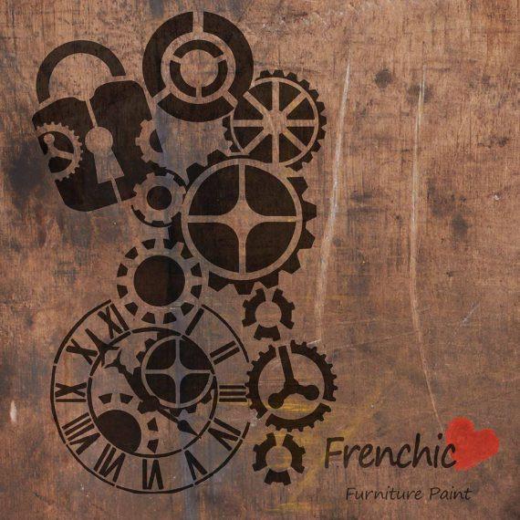 Frenchic Steampunk Stencil